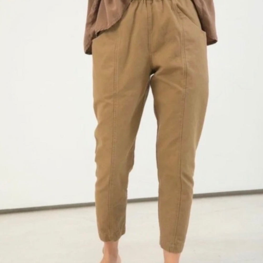 Elizabeth Suzann Clyde Pants in Cotton Canvas, Clay, Size 4R